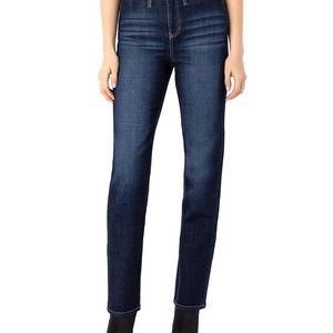 Liverpool Sadie Mid Rise Straight Leg Jeans 8 Petite